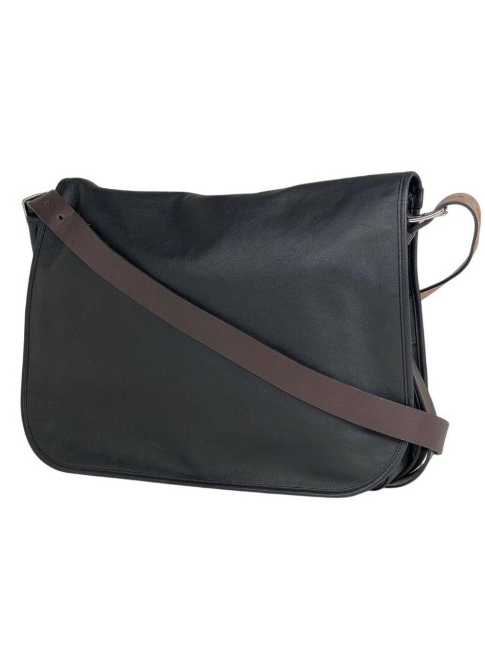 Hermes Barda 43 Shoulder Bag Veau Sikkim Black